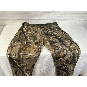 EXCELLENT! Scent-Lok AP Real Tree Camo Hunting Pant XXL 2XL Men THICK FLEECE